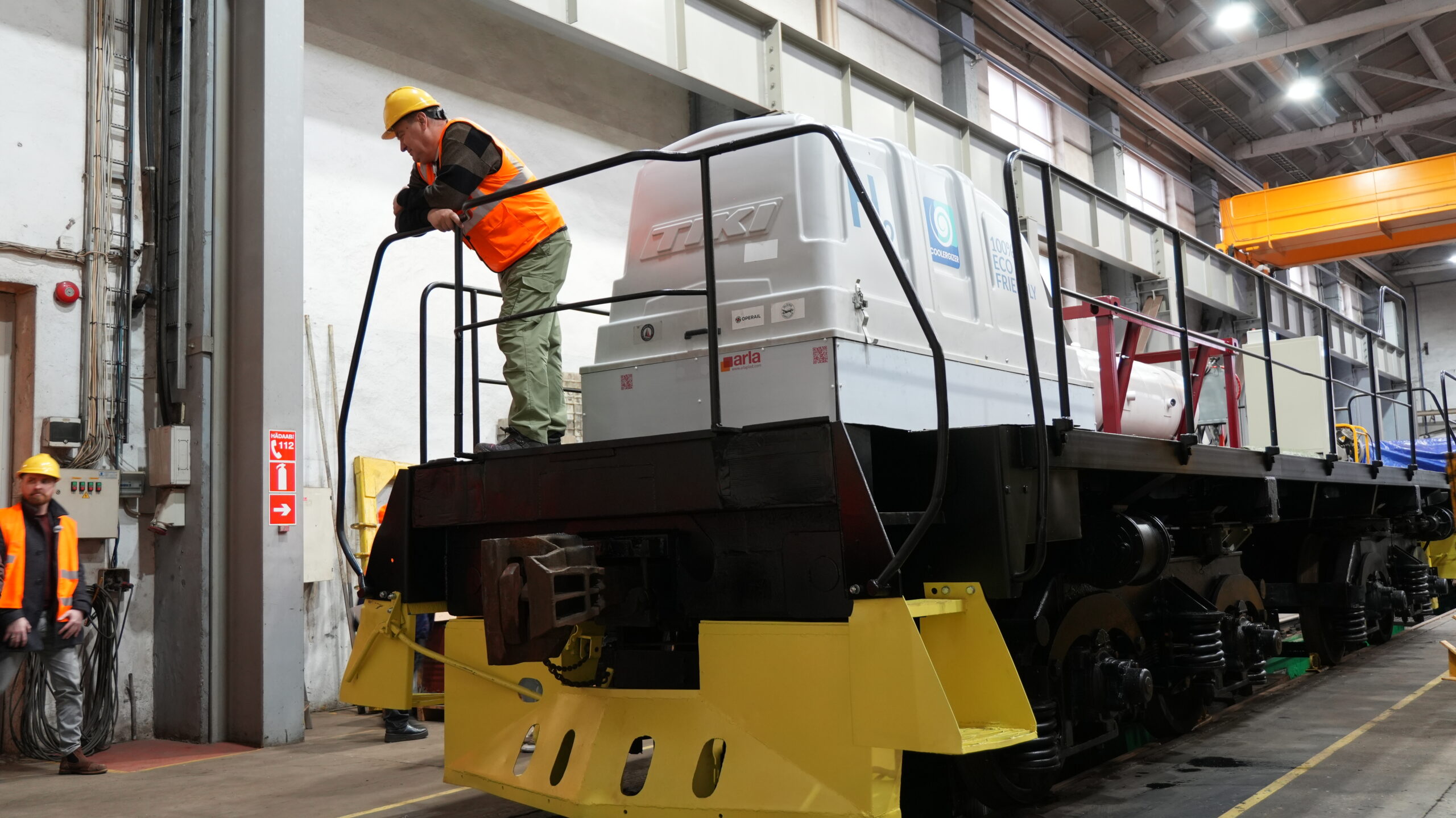 COOLERGY conducted the first public testing of a hydrogen-powered shunting locomotive prototype in Estonia